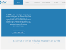 Tablet Screenshot of eged.cl